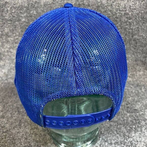 BSA Fundamentals of Scouting Trucker Hat 1989 Blue Mesh Vintage - Picture 4 of 6